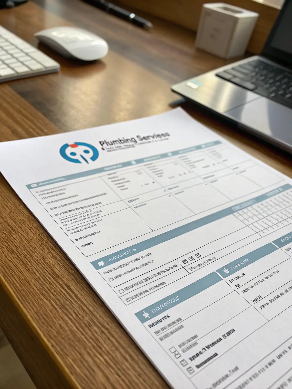 A clear and concise invoice from AIR ABSOLUTE SERVICE INC, showcasing transparent pricing with no hidden fees.